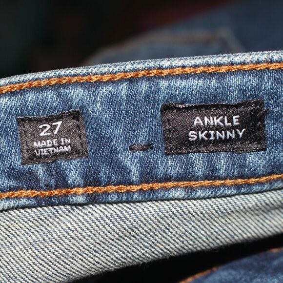 Miss Me X Marks the Spot Ankle Crop Skinny Jeans Size 27 - Picture 5 of 6